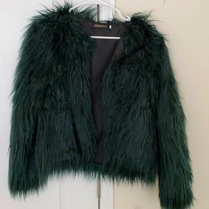 Faux fur jacket